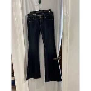 adriano goldschmied jeans womens The Belle Petite Flare Low Rise Sz 27 R